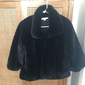 Black Faux Fur Jacket